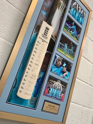England World cup cricket bat mockup